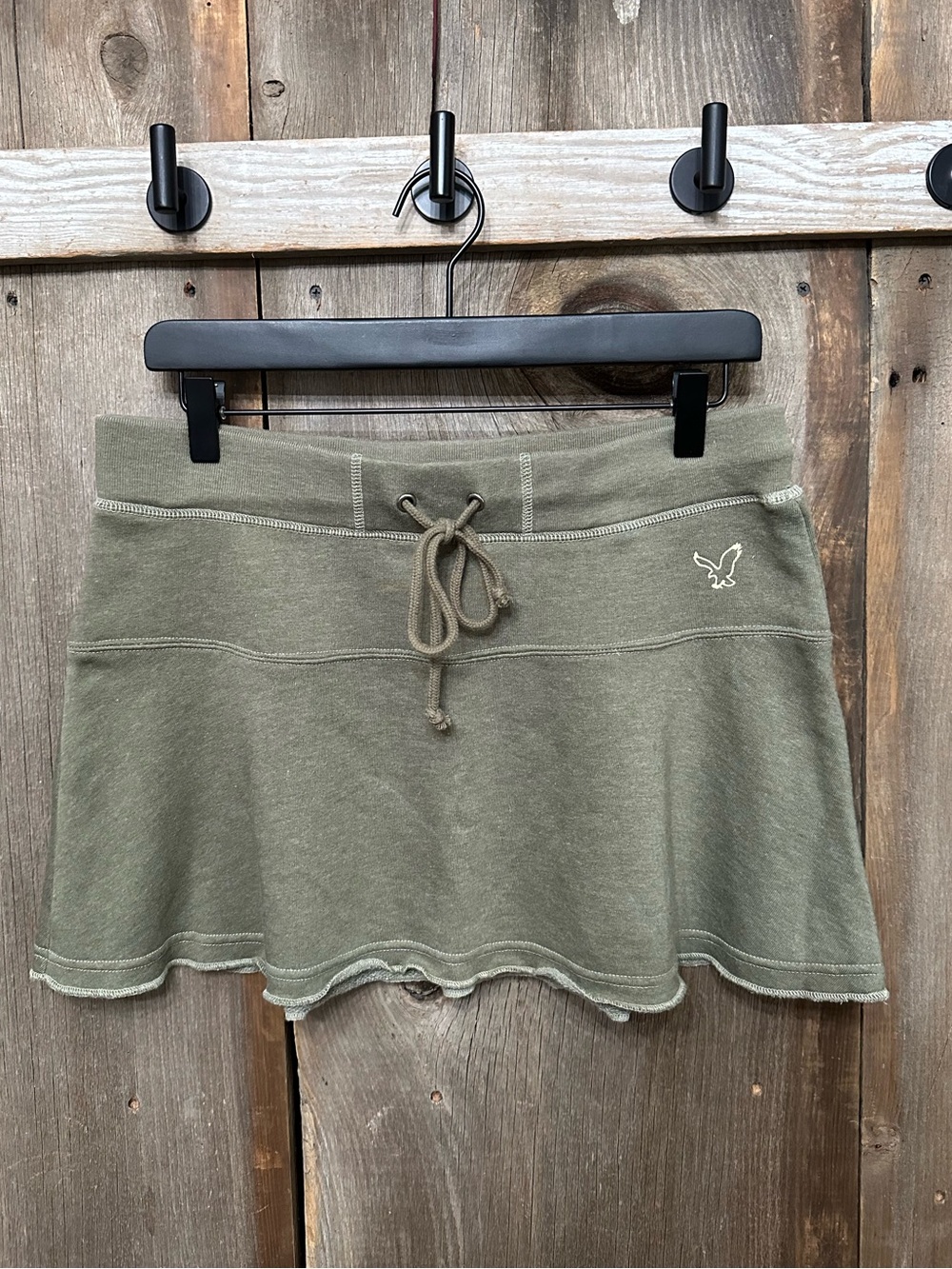 American Eagle Y2K Green 
Mini Sweat Skirt Size Medium